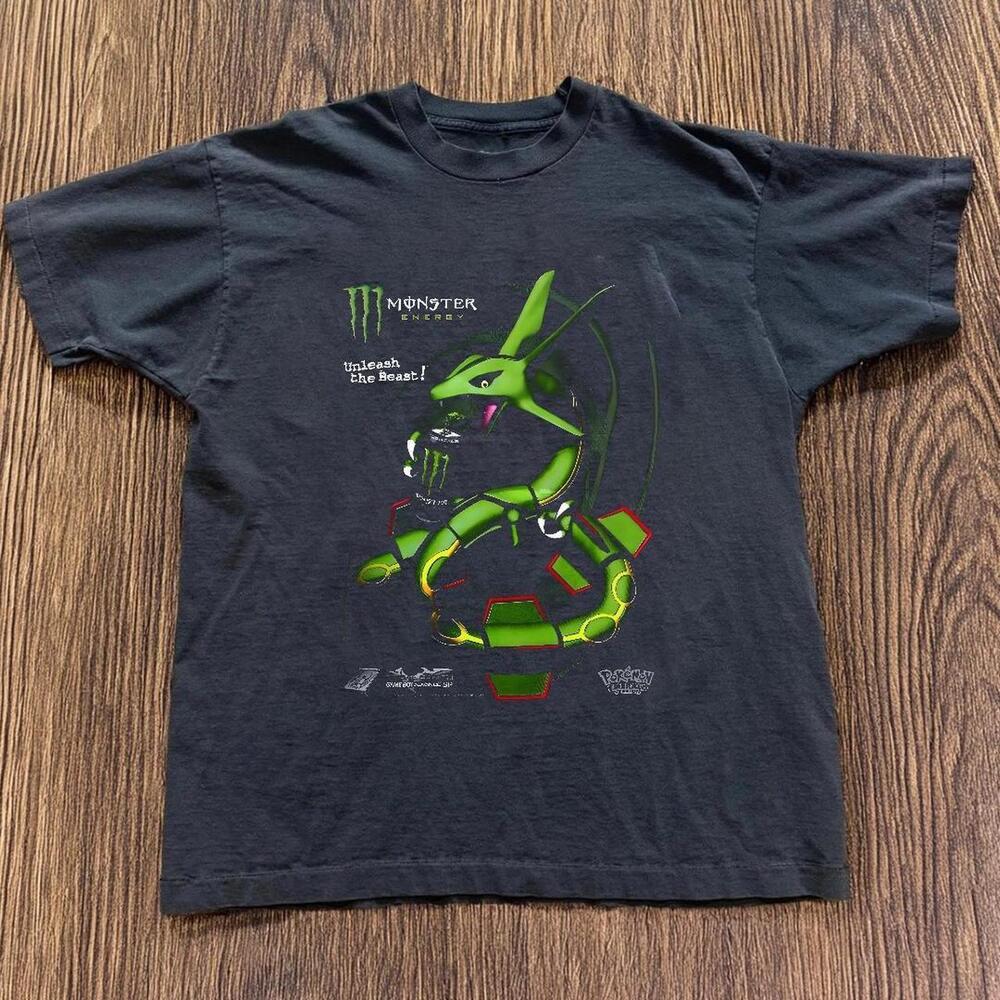 Gildan Men Black T-Shirt Black Monster Energy Dragon Ball Z T-Shirt